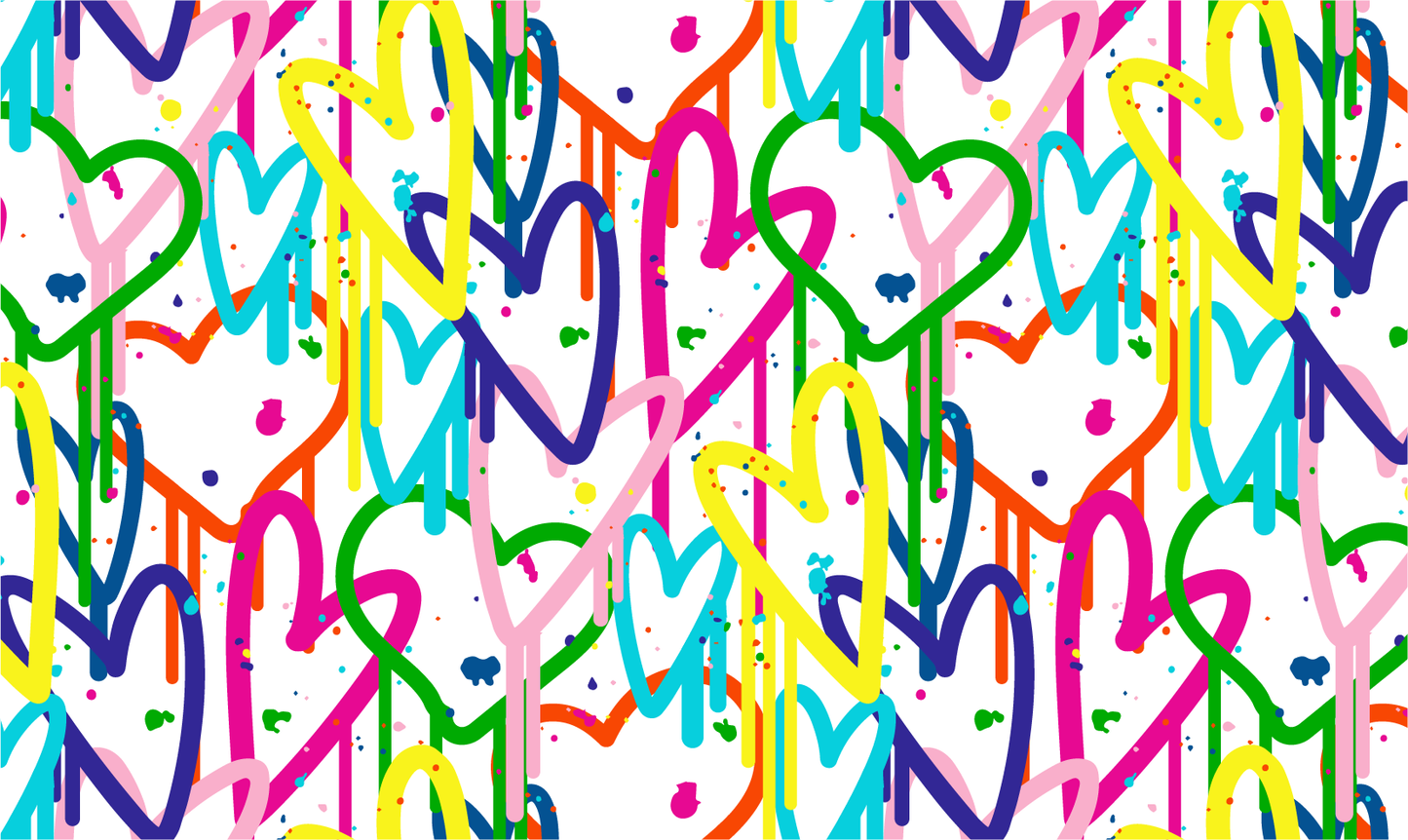 Grafiti de corazones