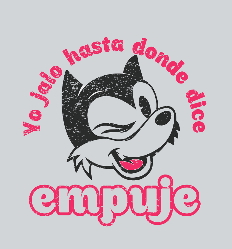 Jalo hasta donde dice empuje