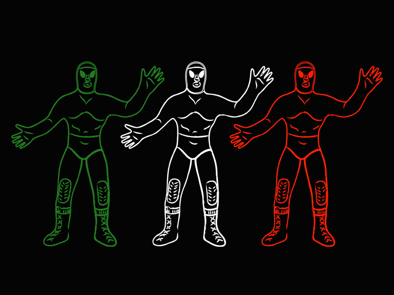 Luchadores patrios México