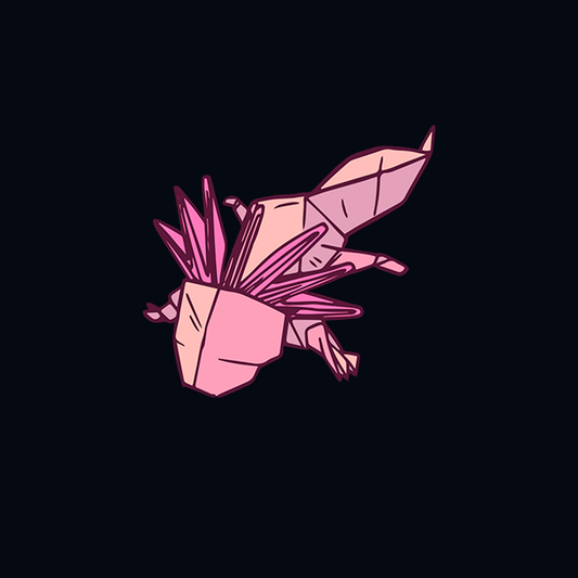 Ajolote en origami