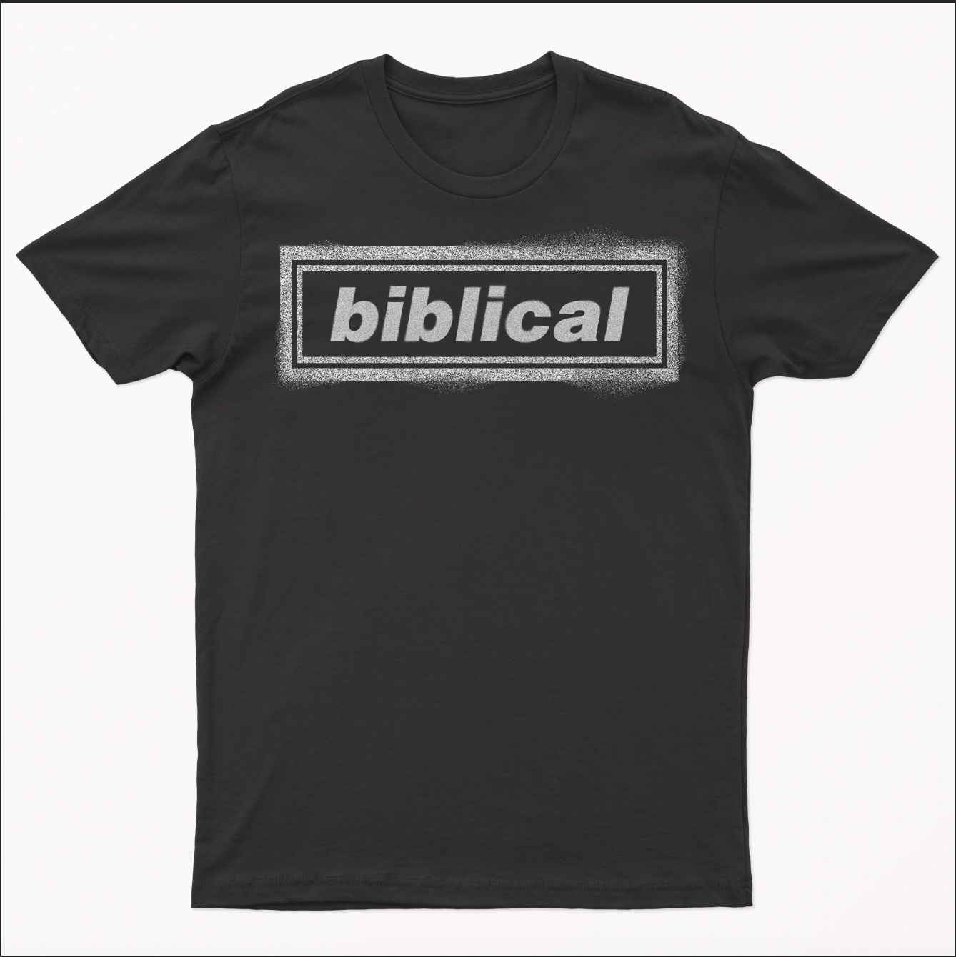 biblical_ Playera negra