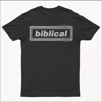 biblical_ Playera negra