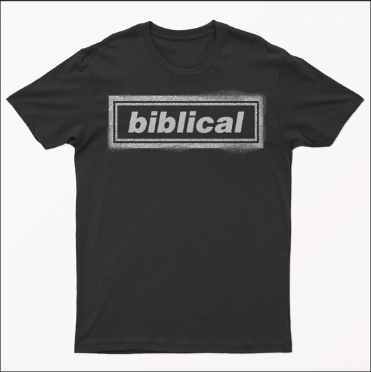 biblical_ Playera negra