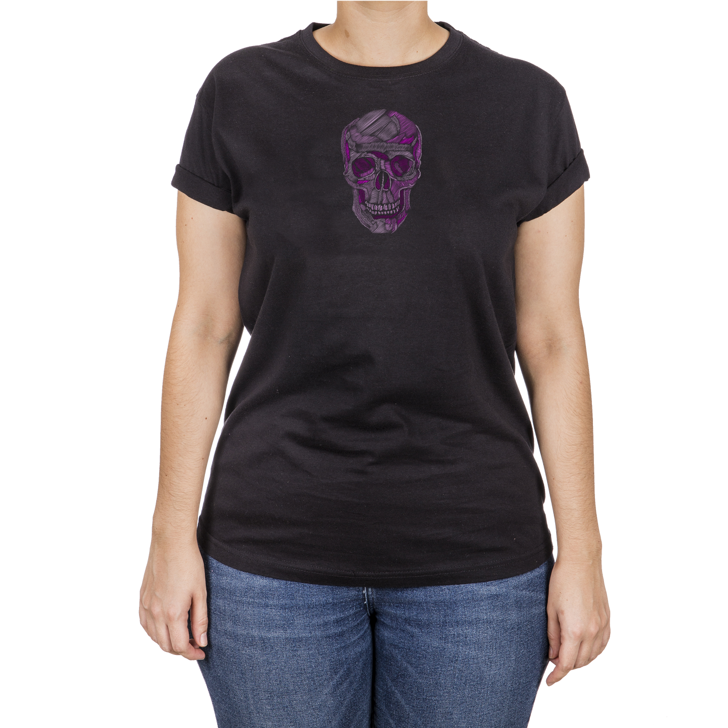 Mujer- Calavera tipo bordado