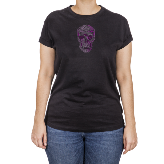 Mujer- Calavera tipo bordado